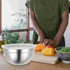 Bowls Multi-functional Cooking Bowl Baking Set (20cm Single Basin Lid) Morphie Portable Salad Stainless Steel