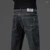 Men's Jeans Fashion Large Size 28-40 Male Denim Dark Blue Regular Fit Straight Trousers For Men Casual Pants All-match