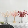 Fleurs décoratives 1 pièce Simulation branche de feuille d'eucalyptus Style nordique minimaliste décor de maison fausses plantes arrangement floral vert artificiel