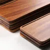Tea Trays Walnut Board Wooden Tray Serving Plate Teaware Kitchen Dining Bar Home Coffee Garden Cafe Fruit Household