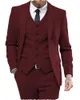 Costumes pour hommes Tweed gris pour hommes Slim Fit formel à chevrons marié Vintage mariage smoking décontracté veste d'affaires gilet pantalon 3 pièces ensemble