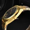 Męskie zegarki projektantów Wysokiej jakości kwarcowe zegarki modowe