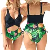 Maillots de bain pour femmes Femmes Bikini Romper Sans manches Hors-épaule Col V Natation Été Plage Dames Mode Sportswear