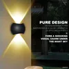 Applique murale lampes LED extérieur étanche IP65 6W Source de lumière haut et bas éclairage moderne intérieur salon porche jardin