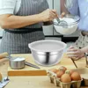 Bowls Multi-functional Cooking Bowl Baking Set (20cm Single Basin Lid) Morphie Portable Salad Stainless Steel