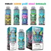 12000 Puff 12K Puff 12000 Vape Dorłat E-papierosy Wyjemiczne Vape Puff 600 mAh Bateria Bateria Tornado Puff Vapes Dostosowane Razz Bar Vaper Pods