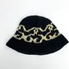 Bérets 2024 mode mignon Bakar os tricot tissé à la main Jacquard seau chapeau bassin casquette pêcheur taille unique coton chaud haute #1