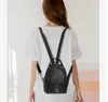 Sacs d'école femmes mode coréenne multifonctionnel petit sac à dos de haute qualité en cuir épaule sac à bandoulière téléphone maquillage