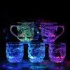 Tumblers LED Flash Magic Color Changing Dragon Cup Water Activated Light-Up Beer Coffee Milk Tea Wine Whisky Bar Mug Travel Gift Taza 1pc