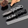 High Hardness Folding Knife Stainless Steel Hunting Knifes Survival Pocket Knives Multi function Outdoor Cutlery Camping Blades Tactical Sharpen Cutter