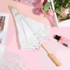 Umbrellas Sun Shade Parasol Wedding Paper Embroidery Pography Lace