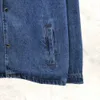 мужская куртка дизайнерская куртка мужская женская мода любовные письма вышитые графические джинсовые куртки повседневные свободные кардиганы с лацканами Куртки