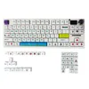 Claviers Ensemble complet de capuchons de touches PBT, profil Xda, impression personnalisée, anglais, par Sublimation, pour clavier mécanique Mx 104/87/61 touches, YQ240123