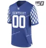 Koszulki piłkarskie Custom 2024 Kentucky Wildcats Football Jersey NCAA College Lynn Bowden Benjamin Snell Josh Allen Akeem Hayes Kavosiey Smoke Couch Cobb Rose