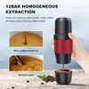 Coffee Makers Portable Espresso Maker Hand Made Coffee Machine For Outdoor Camping Outdoor Portable Coffee Maker Mini High Quality YQ240122