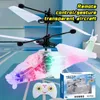 Rechargeable Transparent Luminous Remote Controlled Helicopter Toy Gesture Sensing