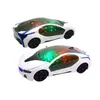 3D LED Auto Spielzeug Flash Auto Spielzeug Hindernisvermeidung automatische Rotation Musik Sound Elektroauto Spielzeug Kinder Geschenk Spielzeug 240123