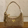 2023 NOUVEAU GOLD FLASH DIAMOND HOBO SAG EAU DROY