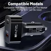 Nova tendência rápido 25w pd + qc3.0 usb carregador de carro portas duplas carregador de telefone de carro elétrico carregamento rápido para iphone/samsung/xiaomi