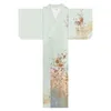 Vêtements ethniques Japonais Kimono Yukata Robe Vintage Fille Pographie Modifiée Voyage Cosplay