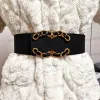 Cintura da donna Designer Cintura larga da 6,5 cm Cinture da donna Luxurys Designer Cintura Cappotto Cintura in pelle di vacchetta Cintura in vita