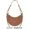 Designertas Polen Numero Dix Cyme Mini Tonca Textured Duo Schouder Camel Un Nano Ma Tote Dames Crossbodytassen Dame Handtas Leer Halve Maan Onderarm S29