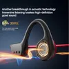Fones de ouvido POLVCDG Fone de ouvido de condução óssea X7 IPX8 32GB de memória 5.3 Fone de ouvido sem fio Bluetooth com microfone Natação à prova d'água 2023new J240123