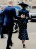 Kate Middleton Księżniczka Zestawy kobiet Nowa jesień wysokiej jakości płaszcz Top Seksowna syrena pół spódnicy