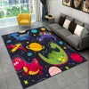 Tapis 3D dessin animé dinosaure espace mignon Dino enfants zone tapis tapis pour salon chambre canapé paillasson décoration tapis de sol antidérapant Q240123