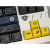 Tastaturen 7 Tasten Leertaste Richtungen eingeben Fünf Seiten Farbstoffbeschichtete Tastenkappen PBT OEM-Tastenkappe für DIY GK61 GK64 Cherry MX YQ240123