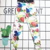 Trainingspakken met bloemenprint Designer yoga-outfits met lange mouwen Dames Sport Yogapakken Luxe ontwerpers Sporttops Leggingsets