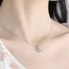 Pendentif Colliers Arrvial Collier Bijoux Pour Femmes Mode Lumière De Luxe Filles Clavicule Chaîne Créative Personnalité Cadeau De Fête En Gros