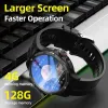 Ny generation uppgradering chip v10 4g 128g rom 1 43 skärm Android OS GPS Telescopic 120 Rotary Camera Smartwatch