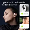 Mobiltelefonörlurar 5.3 Luftledning Bluetooth hörlurar Brusreducering Sportvattentät trådlösa hörlurar med Mic Ear Hooks Headset Earbuds J240123