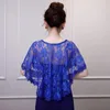 Scarves Lace Shawl Stunning Wedding Elegant Bridal Shrug Chiffon Cape For Women Evening Party Wraps Boleros Indoor Outdoor