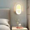 Настенный светильник, современная простота, светодиодный алюминий для спальни, гостиной, лестницы, кухни, прихожей, кабинета, овальность, черно-белые светильники