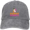 Ball Caps Trioepu Duntut Dunkin unisex camping vintage dżinsy baseballowe klasyczne bawełniane tatę hat regulowany