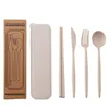 Dinnerware Sets Portable Utensils Set Reusable With Case Tableware Chopsticks Knife Fork And Spoon Daily Use Lunch Box Accessories