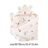 Couvertures 90x90cm Swaddles Couverture Born Douche Wrap Tissu Sac de sommeil pour bébés Garçons Filles Poussette Berceau Literie Dropship