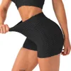 Shorts de Sport pour femmes, vêtements de Yoga, taille haute, Push-Up, Leggings de Fitness, sans couture, serrés, levage des hanches