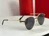 Lunettes de soleil pilote orange argenté monture en métal lunettes de soleil de luxe pour hommes lunettes de soleil d'été Sonnenbrille lunettes de protection UV avec boîte