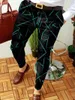 Pantaloni casual da uomo d'affari motivo geometrico stampa pantaloni lunghi dritti uomo primavera autunno moda streetwear abbigliamento uomo 240119