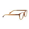 サングラスフレームフィンルデザイナーアセテート眼鏡フレームメンヴィンテージラウンドグラス近視処方アイウェア5298U Oculos de Grau女性