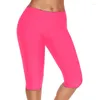 Pantaloni attivi Donna Leggins push-up traspiranti Capris al polpaccio Sport estivi Anti-vibrazione Allenamento sottile Corsa Leggings fitness Legins