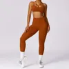 Lu Align Woman Piece Outfits Women Two Quick Set Dry Sportswear Gym Sports Suit Fitness Bra Outfits Leggings Elastic Running Sexy Workout Clothes Jogger Lemon Lady GR