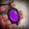 Choker Gothic Venom Cameo Vampire Necklace Women Man Pagan Witch Jewelry Accessories Vintage Star Blood Purple Daemon Rope Chain