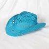 Chapeaux à large bord Fashion Lady pliable Cap Casual Bush Light pour hommes Cowboy Hat 7 3/8 Cow Girl Femmes Sparkly