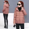Jaqueta de inverno feminina tamanho grande 5xl parka casaco quente com capuz casaco de algodão acolchoado feminino casual outerwear roupas