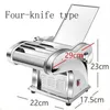 Stainless Steel China Automatic Dough Roller Sheeter Machine Electric Dumpling Skin Noodle Cutter Pasta Maker Making Machine