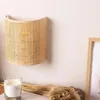 Wandlamp Japanse rotan woonkamer slaapkamer nachtkastje blaker led-verlichting gang zuidoost-aziatisch